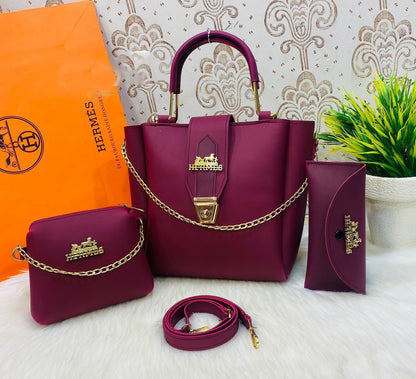 HERMES 3 Pcs Bag Set for Girls