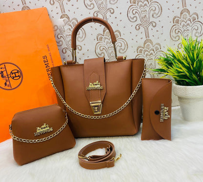 HERMES 3 Pcs Bag Set for Girls